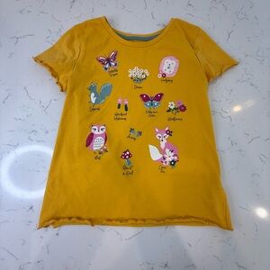Garanimals Yellow Cartoon Print Short Sleeve Tee